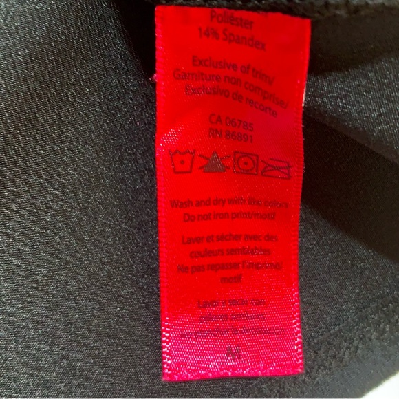 Jill Women’s Black Cropped Tank Top Size Medium - Picture 4 of 8